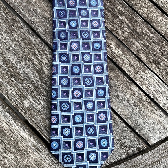 NWOT Dion Neckwear men’s 100% Italian silk tie - Picture 3 of 5